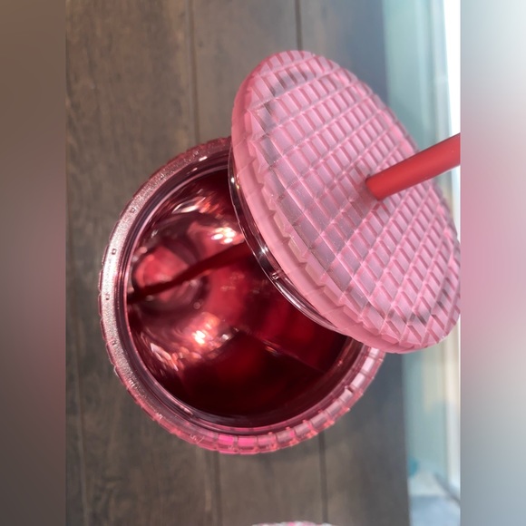 Starbucks Pink Jelly Grid Soft Touch Tumbler Venti 2023 - Picture 4 of 15